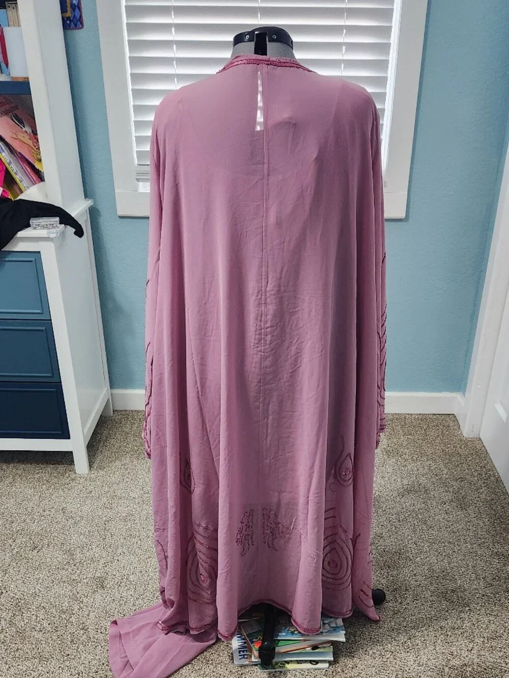 Roaman's 44W 3Pc Sequin Pant Suit Set 03-0323-0 Mauve Pink Plus Size